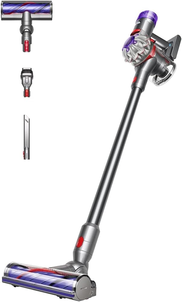 Dyson V8 Advanced cordless stick vacuum cleaner (Silver/Nickel)